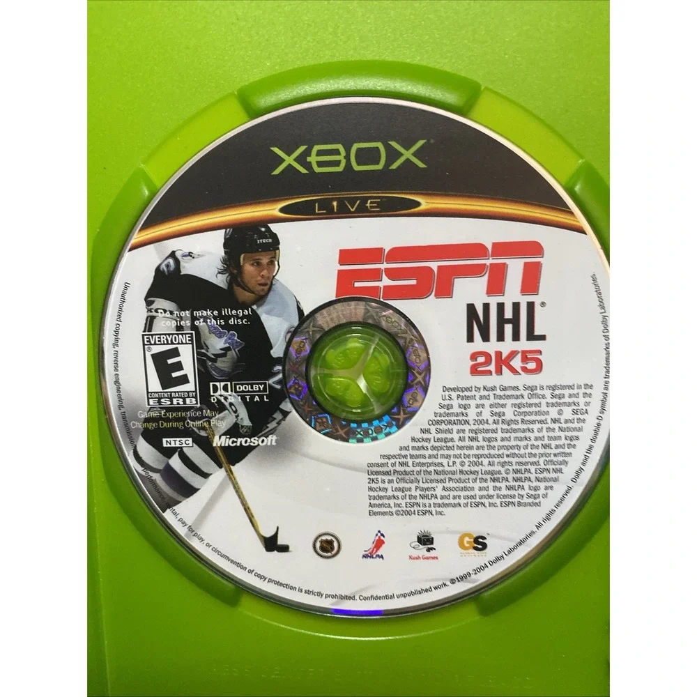 ESPN NHL 2K5 (Microsoft Xbox, 2004)